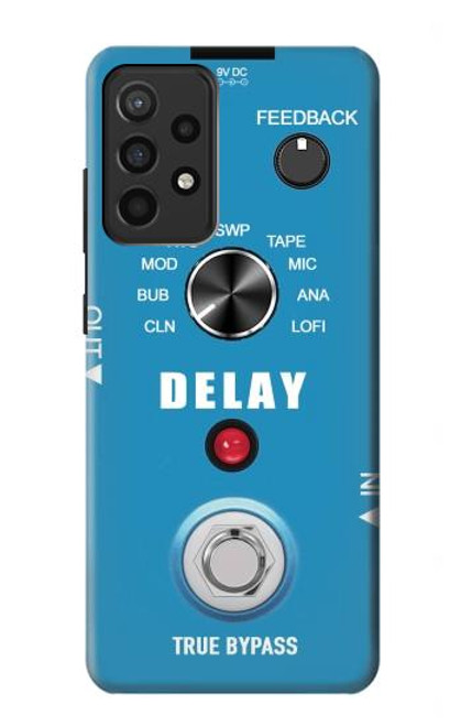 S3962 Guitar Analog Delay Graphic Funda Carcasa Case para Samsung Galaxy A52, Galaxy A52 5G