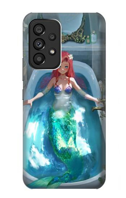 S3911 Cute Little Mermaid Aqua Spa Funda Carcasa Case para Samsung Galaxy A53 5G