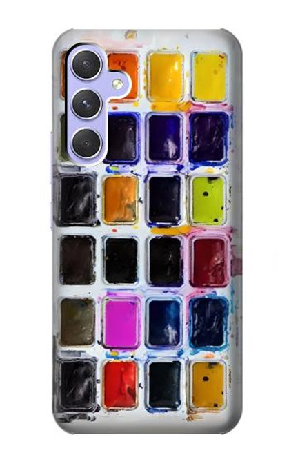 S3956 Watercolor Palette Box Graphic Funda Carcasa Case para Samsung Galaxy A54 5G