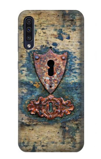 S3955 Vintage Keyhole Weather Door Funda Carcasa Case para Samsung Galaxy A70