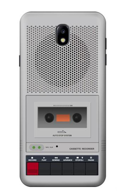 S3953 Vintage Cassette Player Graphic Funda Carcasa Case para Samsung Galaxy J7 (2018), J7 Aero, J7 Top, J7 Aura, J7 Crown, J7 Refine, J7 Eon, J7 V 2nd Gen, J7 Star