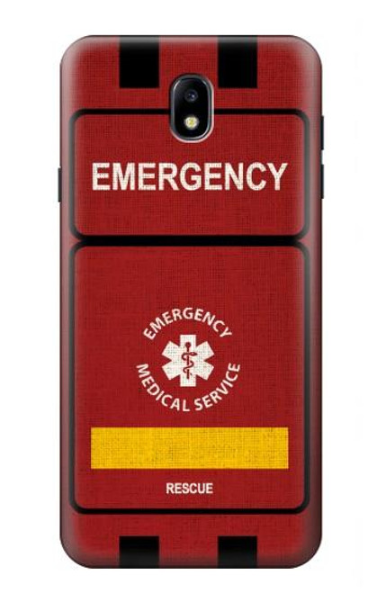 S3957 Emergency Medical Service Funda Carcasa Case para Samsung Galaxy J7 (2018), J7 Aero, J7 Top, J7 Aura, J7 Crown, J7 Refine, J7 Eon, J7 V 2nd Gen, J7 Star