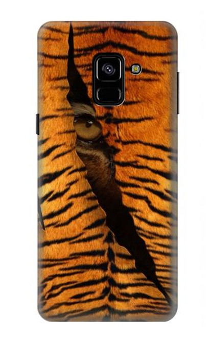 S3951 Tiger Eye Tear Marks Funda Carcasa Case para Samsung Galaxy A8 (2018)