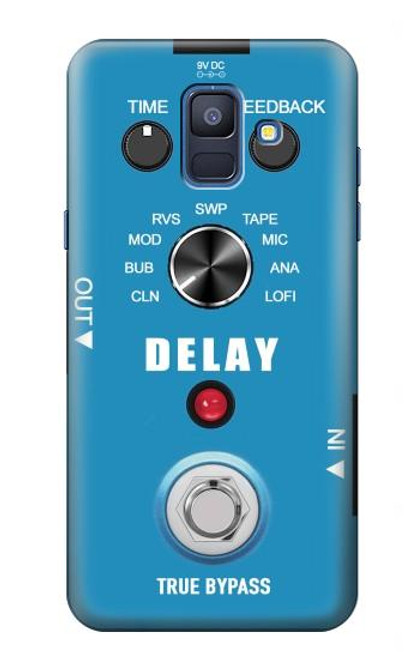 S3962 Guitar Analog Delay Graphic Funda Carcasa Case para Samsung Galaxy A6 (2018)