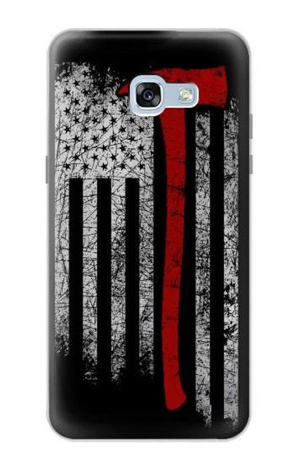 S3958 Firefighter Axe Flag Funda Carcasa Case para Samsung Galaxy A5 (2017)