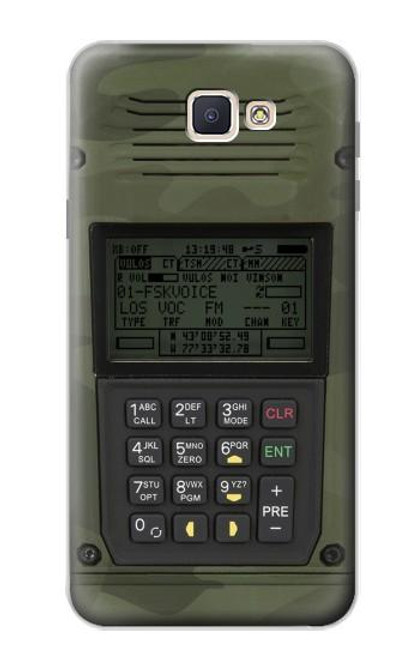 S3959 Military Radio Graphic Print Funda Carcasa Case para Samsung Galaxy J7 Prime (SM-G610F)