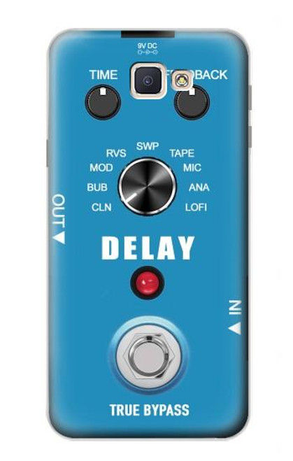 S3962 Guitar Analog Delay Graphic Funda Carcasa Case para Samsung Galaxy J7 Prime (SM-G610F)