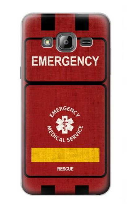 S3957 Emergency Medical Service Funda Carcasa Case para Samsung Galaxy J3 (2016)