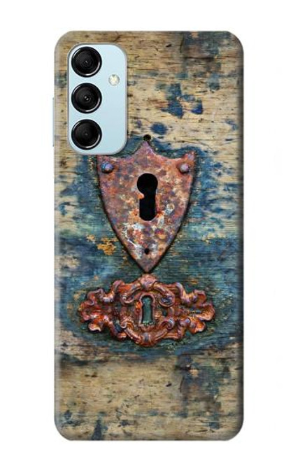 S3955 Vintage Keyhole Weather Door Funda Carcasa Case para Samsung Galaxy M14