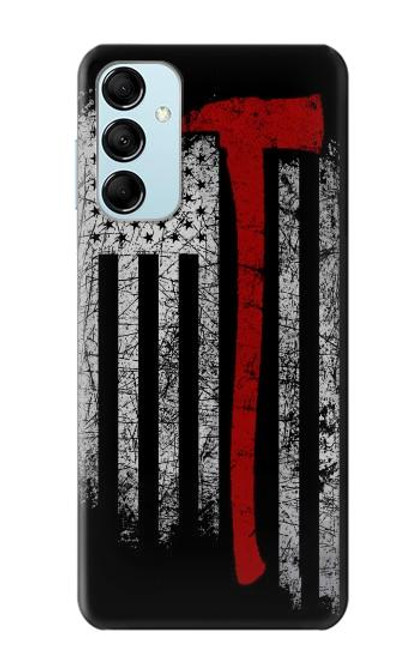 S3958 Firefighter Axe Flag Funda Carcasa Case para Samsung Galaxy M14