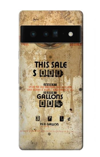 S3954 Vintage Gas Pump Funda Carcasa Case para Google Pixel 6 Pro