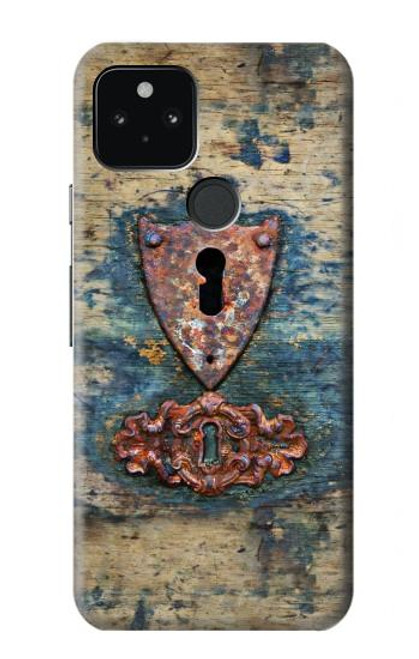 S3955 Vintage Keyhole Weather Door Funda Carcasa Case para Google Pixel 5