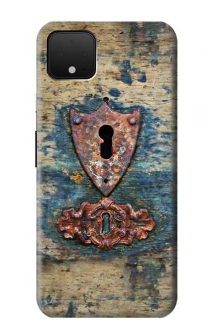 S3955 Vintage Keyhole Weather Door Funda Carcasa Case para Google Pixel 4 XL