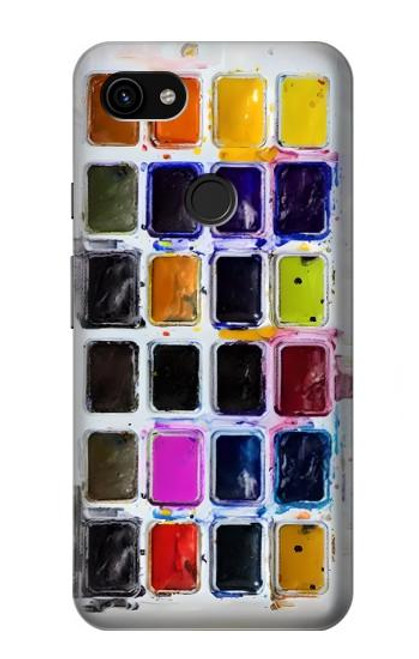 S3956 Watercolor Palette Box Graphic Funda Carcasa Case para Google Pixel 3a XL