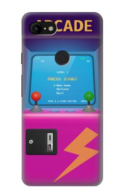 S3961 Arcade Cabinet Retro Machine Funda Carcasa Case para Google Pixel 3 XL