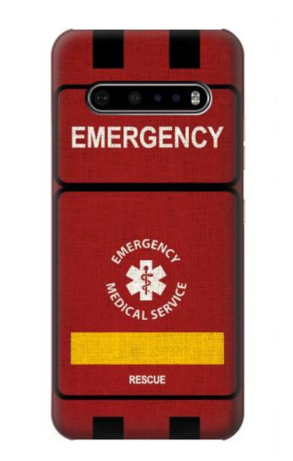 S3957 Emergency Medical Service Funda Carcasa Case para LG V60 ThinQ 5G