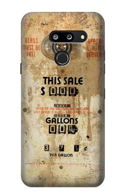 S3954 Vintage Gas Pump Funda Carcasa Case para LG G8 ThinQ