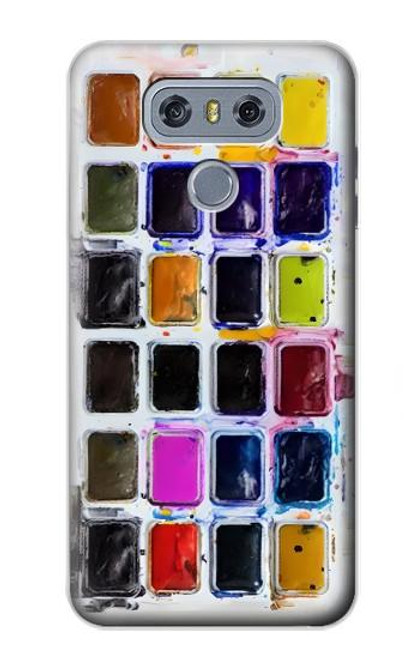 S3956 Watercolor Palette Box Graphic Funda Carcasa Case para LG G6