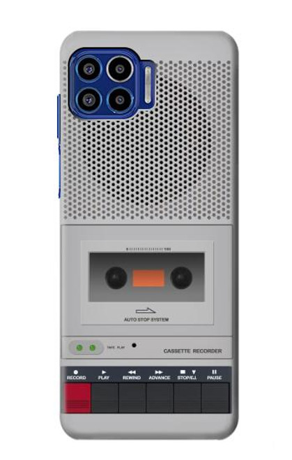 S3953 Vintage Cassette Player Graphic Funda Carcasa Case para Motorola One 5G