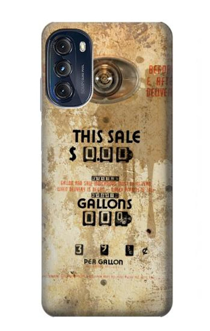 S3954 Vintage Gas Pump Funda Carcasa Case para Motorola Moto G (2022)