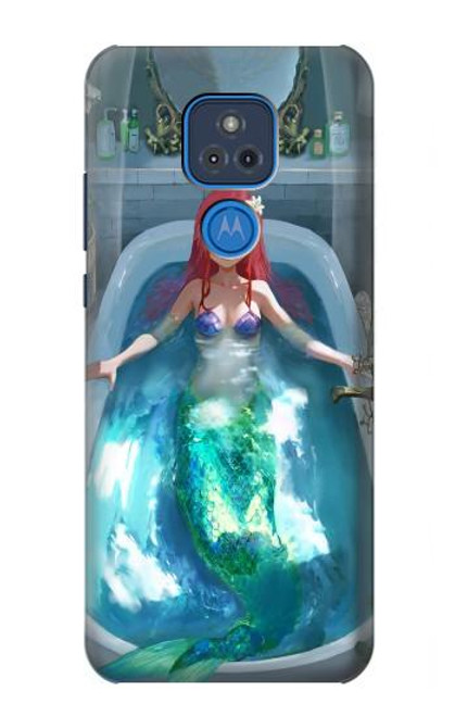 S3911 Cute Little Mermaid Aqua Spa Funda Carcasa Case para Motorola Moto G Play (2021)