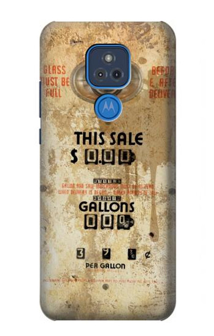 S3954 Vintage Gas Pump Funda Carcasa Case para Motorola Moto G Play (2021)