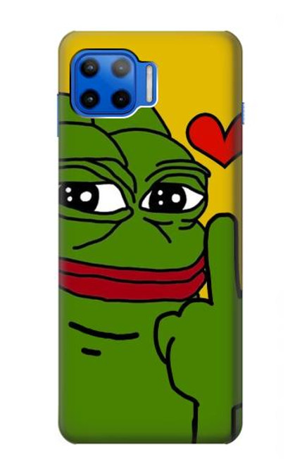 S3945 Pepe Love Middle Finger Funda Carcasa Case para Motorola Moto G 5G Plus