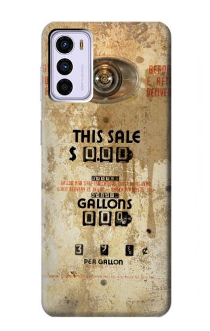 S3954 Vintage Gas Pump Funda Carcasa Case para Motorola Moto G42