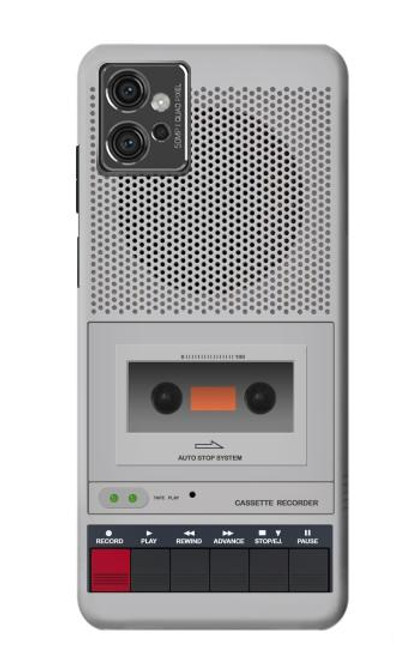 S3953 Vintage Cassette Player Graphic Funda Carcasa Case para Motorola Moto G32