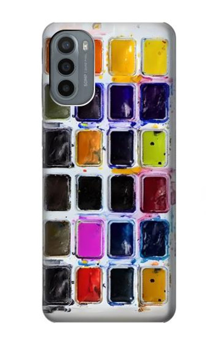S3956 Watercolor Palette Box Graphic Funda Carcasa Case para Motorola Moto G31