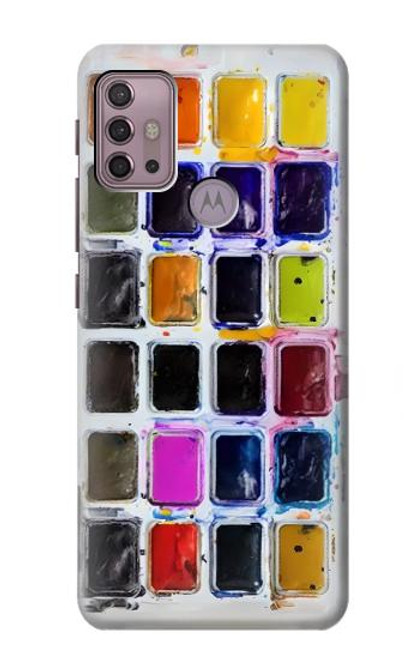 S3956 Watercolor Palette Box Graphic Funda Carcasa Case para Motorola Moto G30, G20, G10