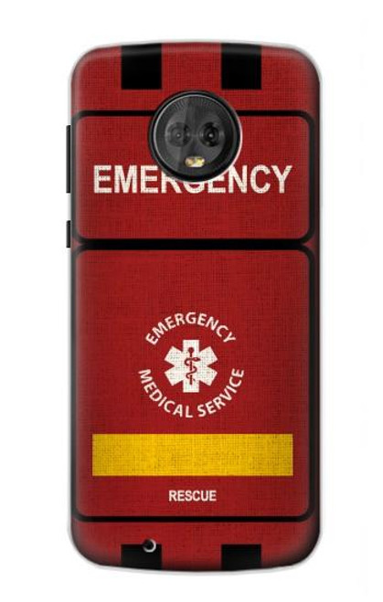 S3957 Emergency Medical Service Funda Carcasa Case para Motorola Moto G6