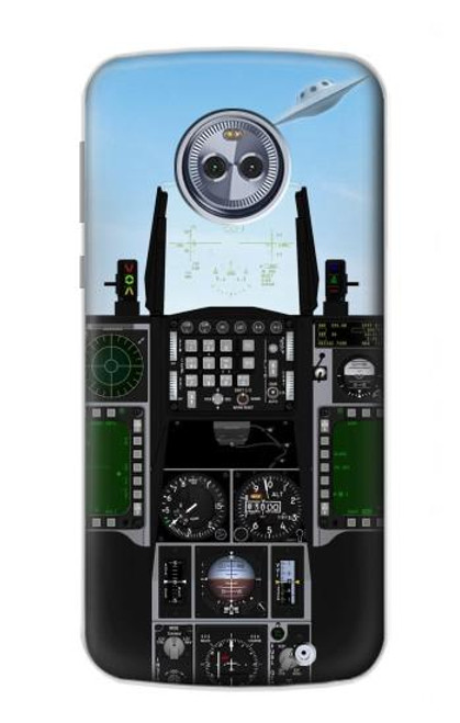 S3933 Fighter Aircraft UFO Funda Carcasa Case para Motorola Moto X4