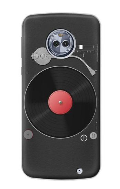 S3952 Turntable Vinyl Record Player Graphic Funda Carcasa Case para Motorola Moto X4