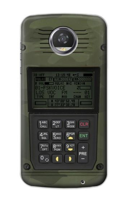 S3959 Military Radio Graphic Print Funda Carcasa Case para Motorola Moto Z2 Play, Z2 Force