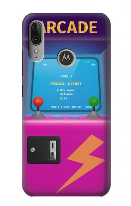 S3961 Arcade Cabinet Retro Machine Funda Carcasa Case para Motorola Moto E6 Plus, Moto E6s