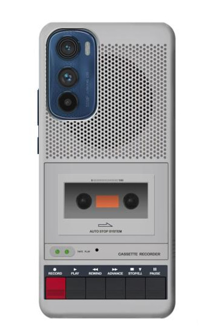 S3953 Vintage Cassette Player Graphic Funda Carcasa Case para Motorola Edge 30