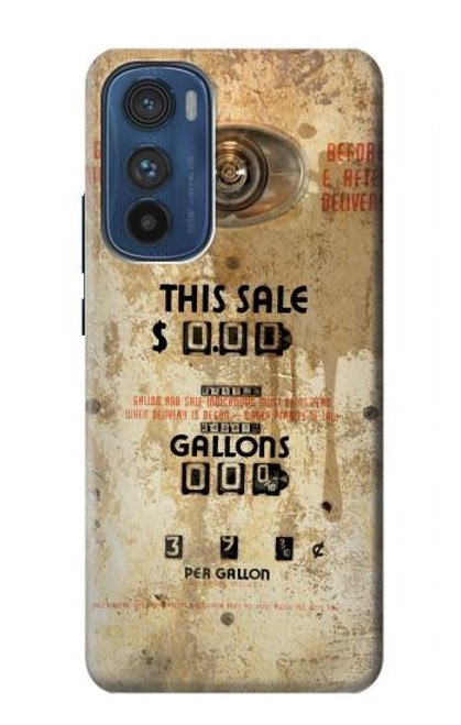 S3954 Vintage Gas Pump Funda Carcasa Case para Motorola Edge 30