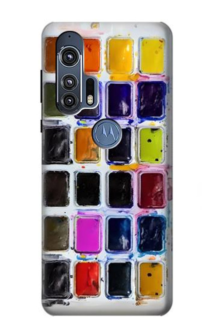 S3956 Watercolor Palette Box Graphic Funda Carcasa Case para Motorola Edge+