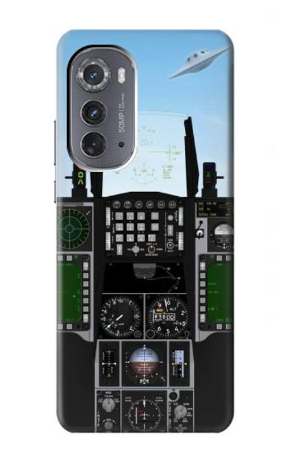 S3933 Fighter Aircraft UFO Funda Carcasa Case para Motorola Edge (2022)