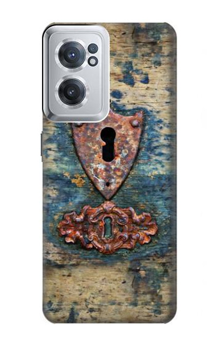 S3955 Vintage Keyhole Weather Door Funda Carcasa Case para OnePlus Nord CE 2 5G