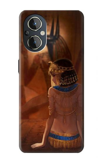 S3919 Egyptian Queen Cleopatra Anubis Funda Carcasa Case para OnePlus Nord N20 5G