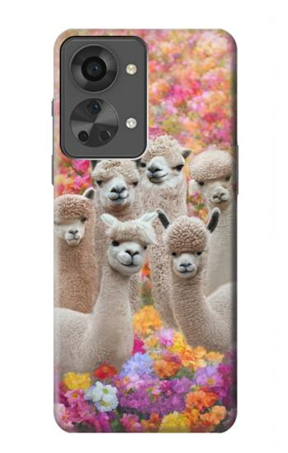 S3916 Alpaca Family Baby Alpaca Funda Carcasa Case para OnePlus Nord 2T