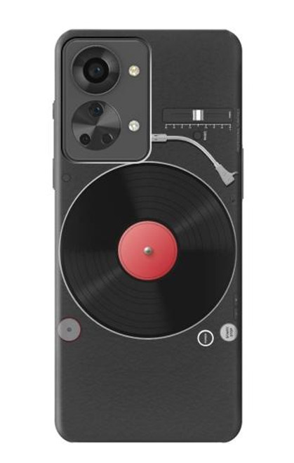 S3952 Turntable Vinyl Record Player Graphic Funda Carcasa Case para OnePlus Nord 2T