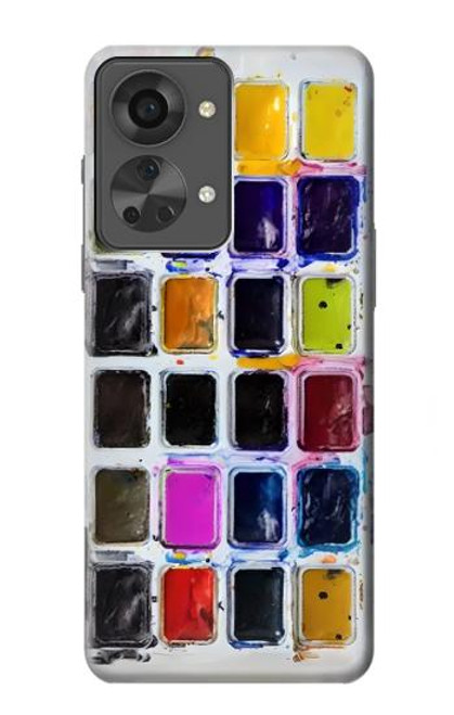 S3956 Watercolor Palette Box Graphic Funda Carcasa Case para OnePlus Nord 2T