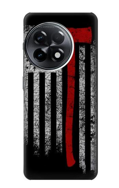 S3958 Firefighter Axe Flag Funda Carcasa Case para OnePlus 11R