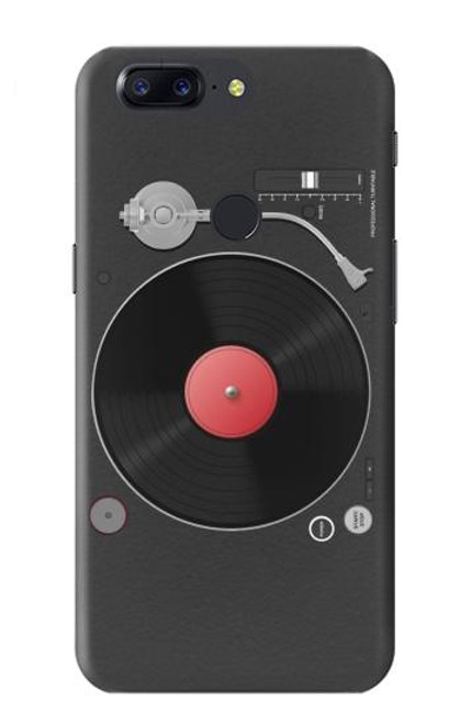 S3952 Turntable Vinyl Record Player Graphic Funda Carcasa Case para OnePlus 5T