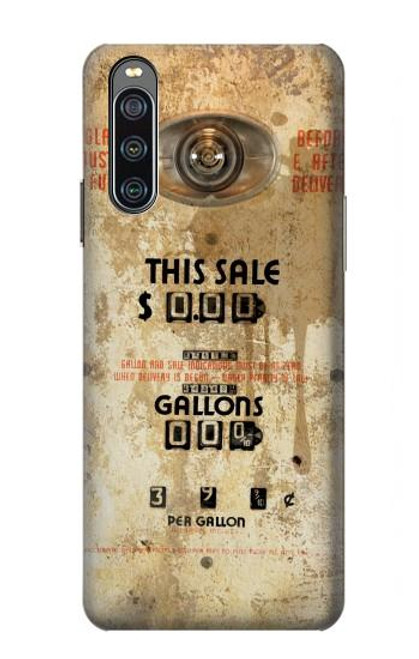 S3954 Vintage Gas Pump Funda Carcasa Case para Sony Xperia 10 IV