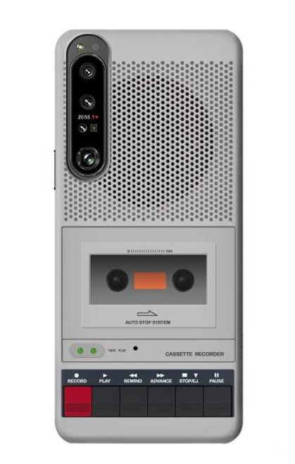 S3953 Vintage Cassette Player Graphic Funda Carcasa Case para Sony Xperia 1 IV