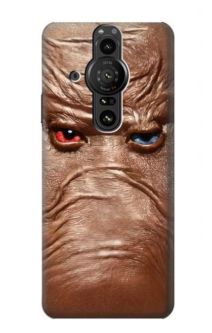 S3940 Leather Mad Face Graphic Paint Funda Carcasa Case para Sony Xperia Pro-I